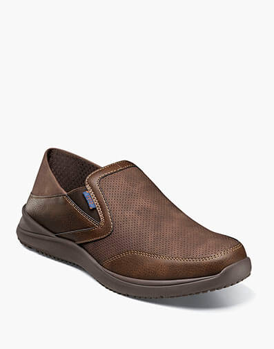 Conway EZ Moc Toe Slip On in Brown for $100.00