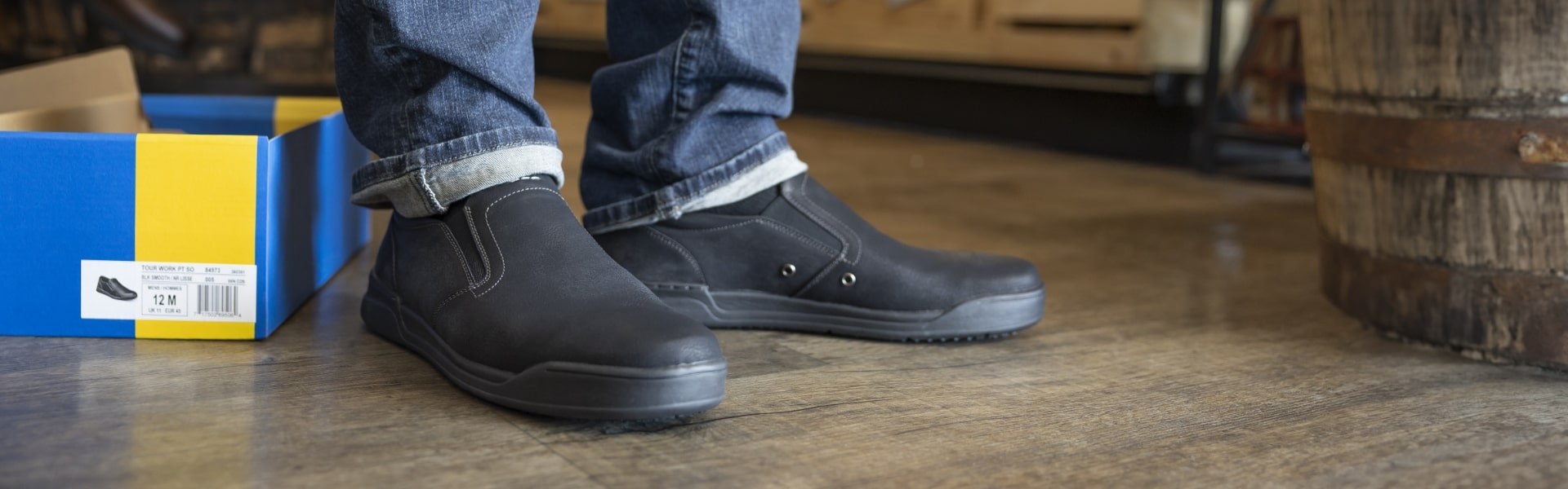 Shop Chef Adam Pawlak's Nunn Bush picks featuring the Tour Work slip on.