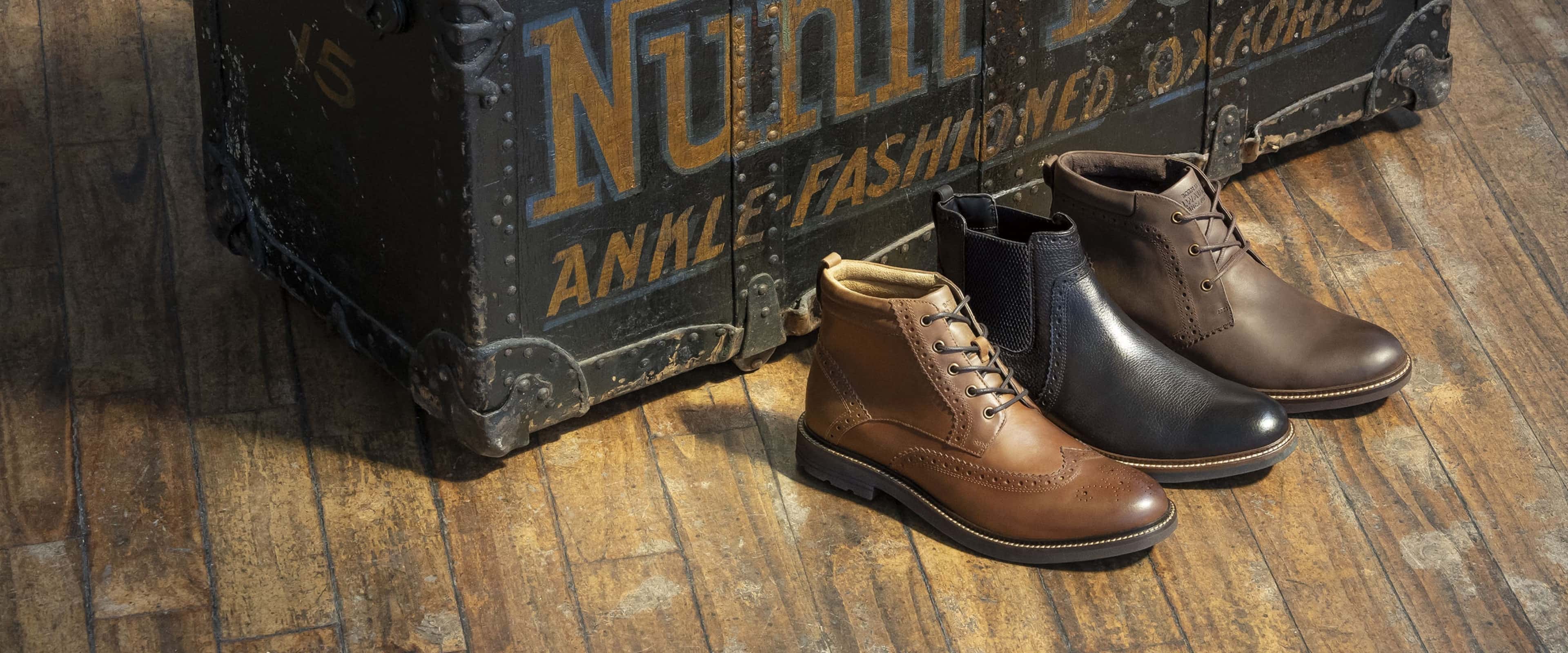 Shop Nunn Bush new arrivals featuring the O Series on a wood floor.