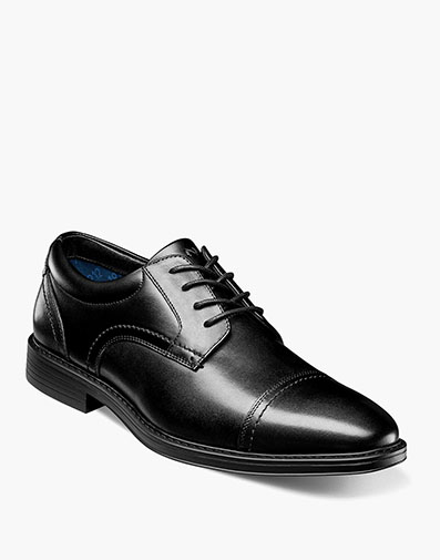 Centro Flex Cap Toe Oxford Black Smooth