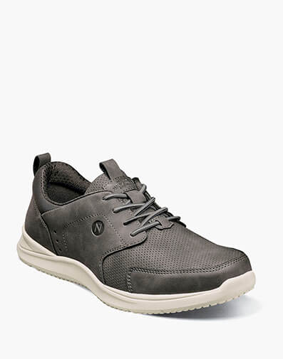 Conway Moc Toe Oxford in Charcoal for $100.00