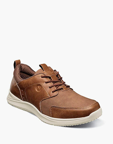 Conway Moc Toe Oxford in Tan Multi for $100.00