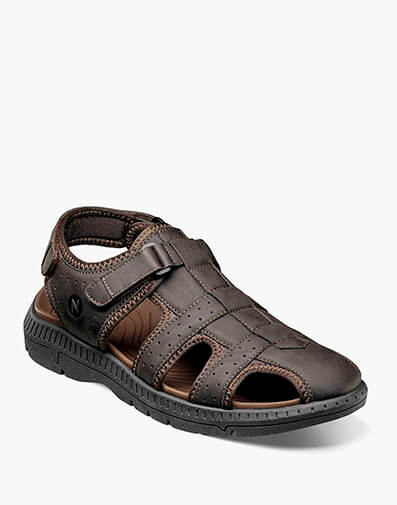 Laguna Closed Toe Fisherman Sandal Brown