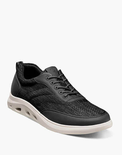 Ponte Knit Moc Toe Sneaker in Black Multi for $110.00