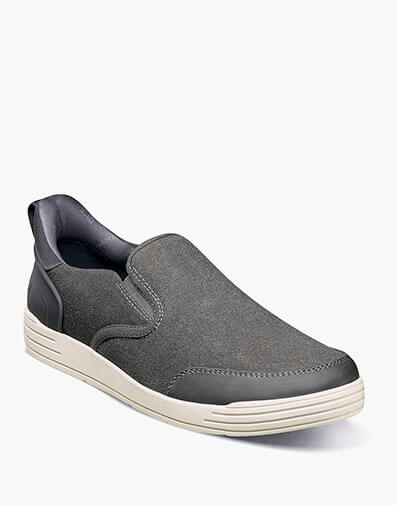 KORE City Walk EZ Canvas Moc Toe Slip On in Cement Canvas for $110.00