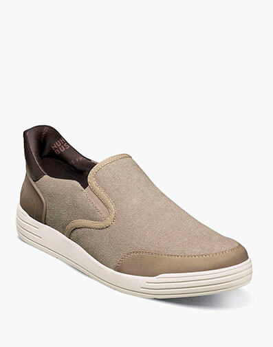 KORE City Walk EZ Canvas Moc Toe Slip On in Stone for $110.00